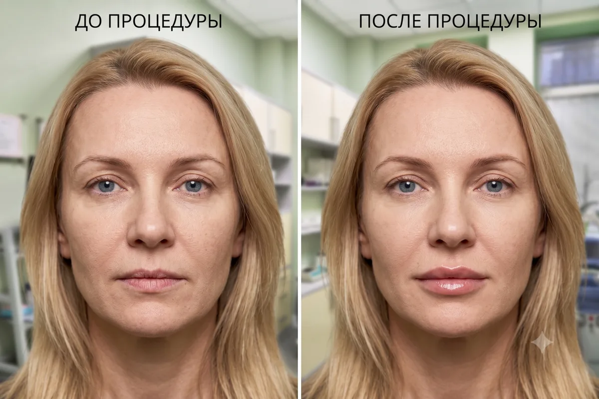 Контурная пластика лица — фото 6